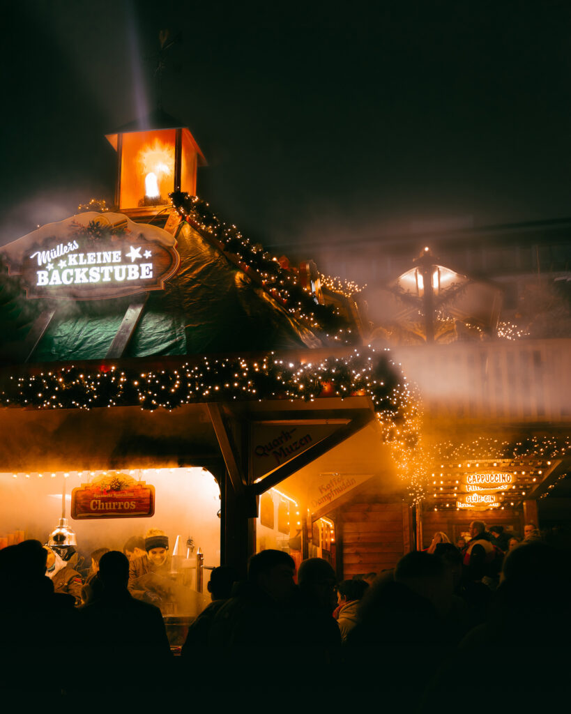 Die X-Mas Lounge auf dem Essener Weihnachtsmarkt